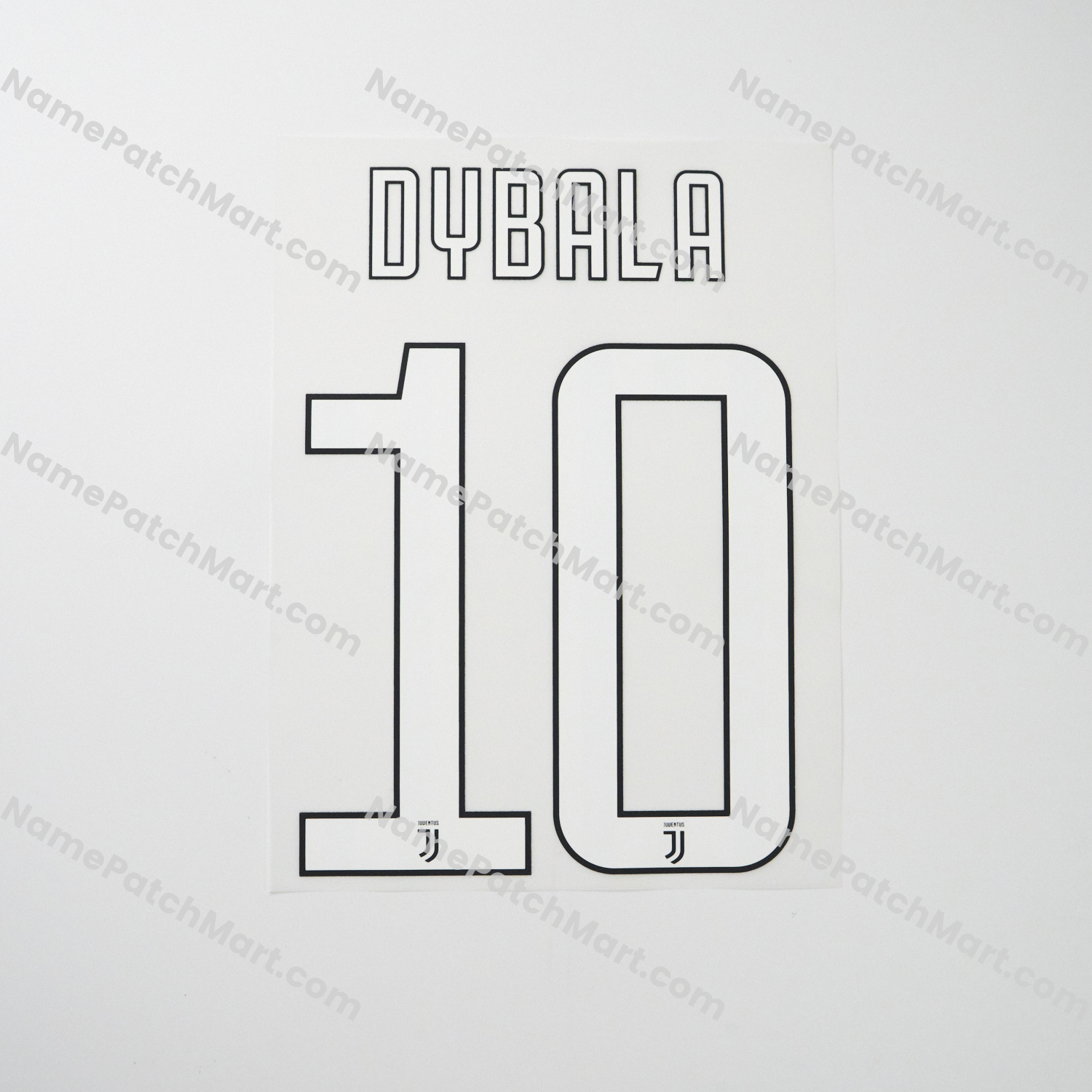 Dybala #10 - Juventus 2017-18 Home  | Name Number Set - NamePatchMart.COM