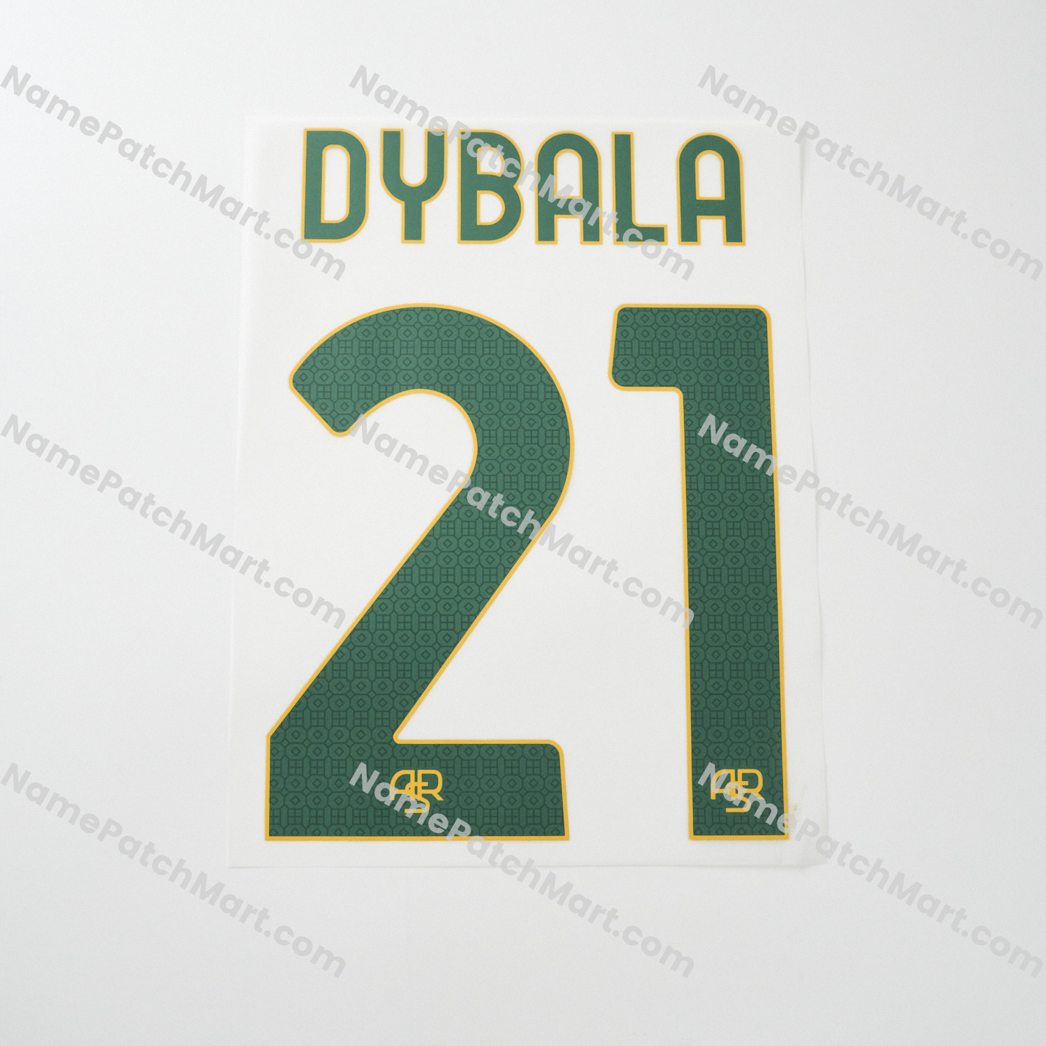 Dybala #21 (Series A) - AS Roma 25-26 Third  | Name Number Set - NamePatchMart.COM