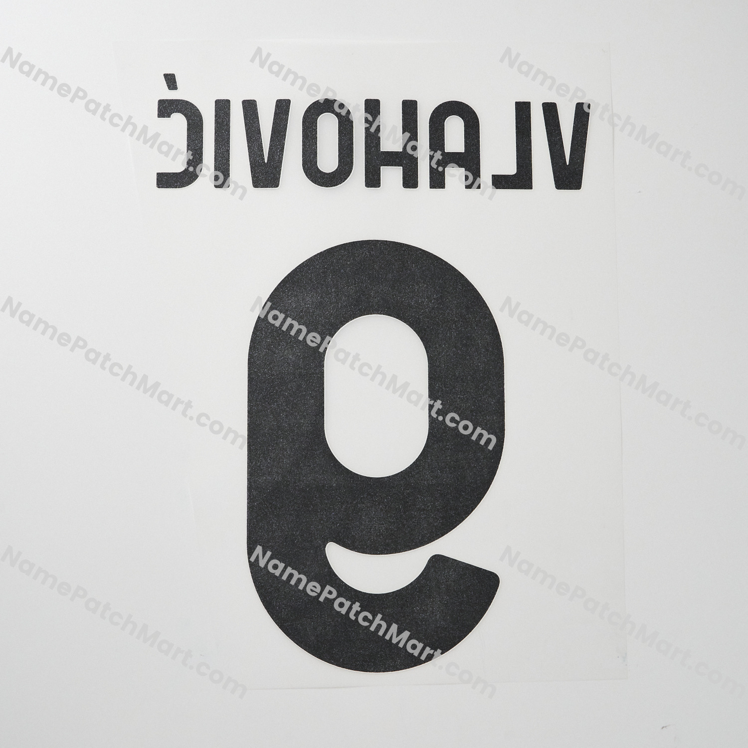 Vlahović #9 - Juventus 25-26 Home  | Name Number Set - NamePatchMart.COM