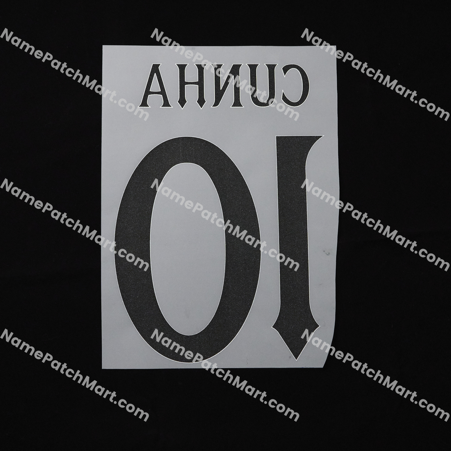 Cunha #10 (Cup Style Printing) - Manchester United 25-26 Home  | Name Number Set - NamePatchMart.COM