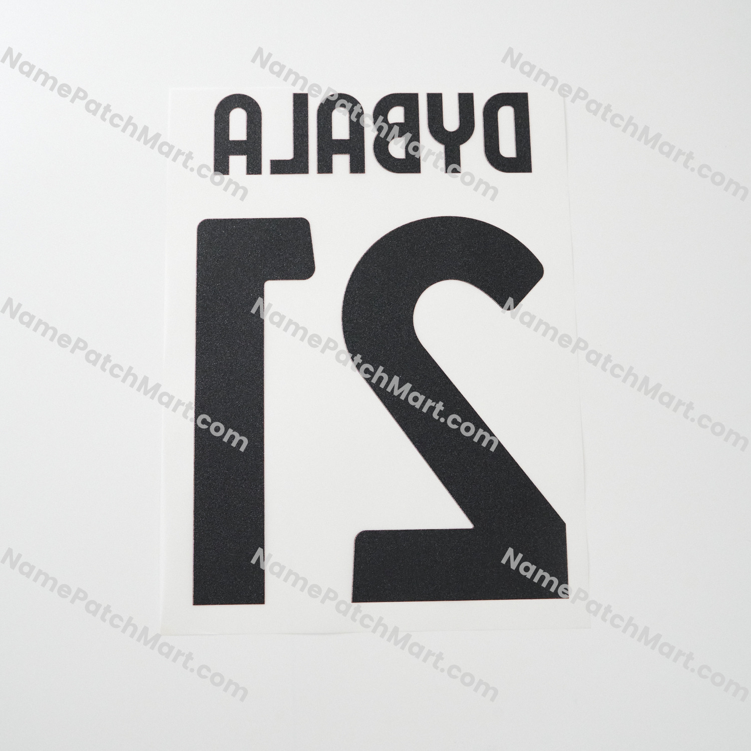 Dybala #21 (Series A) - AS Roma 25-26 Home  | Name Number Set - NamePatchMart.COM