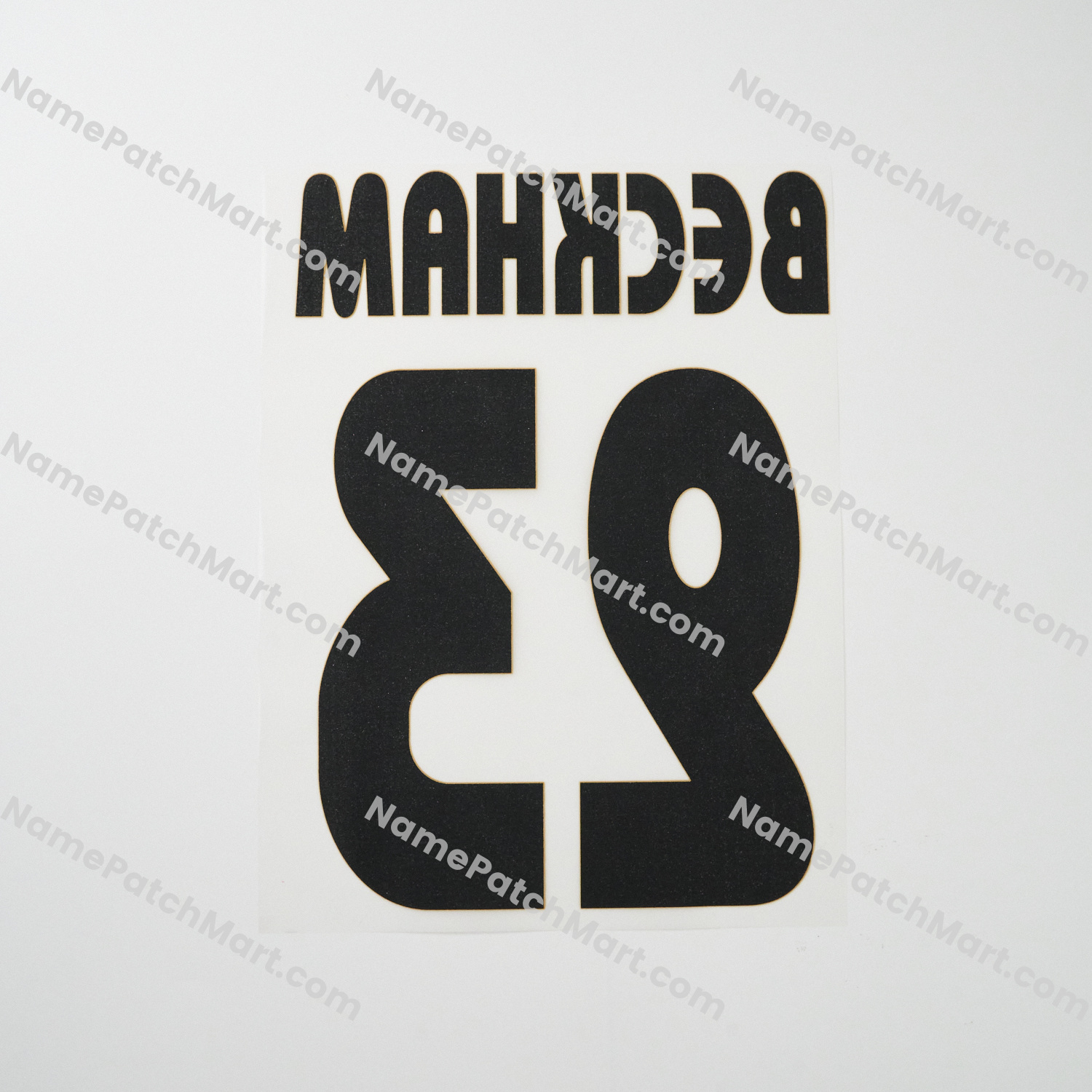 Beckham #23 - Real Madrid 2003-05 Home  | Name Number Set - NamePatchMart.COM
