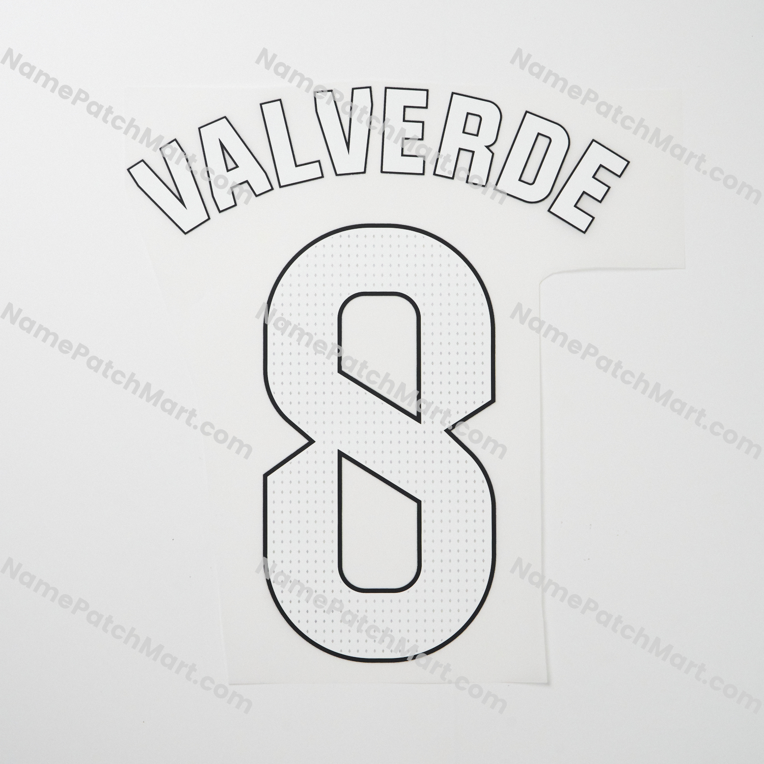 Valverde #8 (La Liga) - Real Madrid 25-26 Third  | Name Number Set - NamePatchMart.COM
