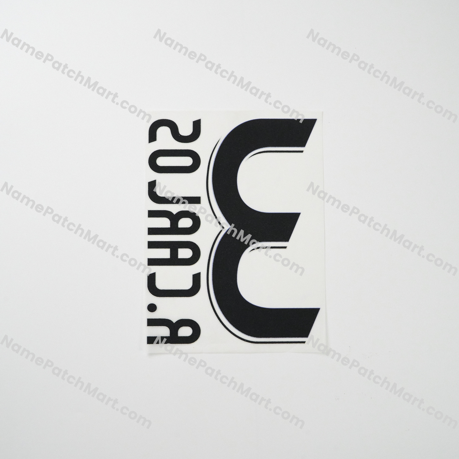 R.Carlos #3 - Real Madrid 2006-07 Home  | Name Number Set - NamePatchMart.COM