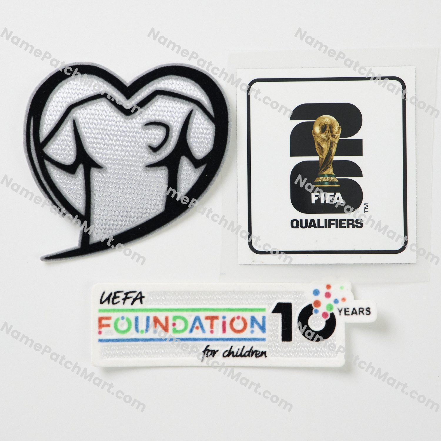 2026 World Cup European Qualifiers Patch Set  | Name Number Set - NamePatchMart.COM