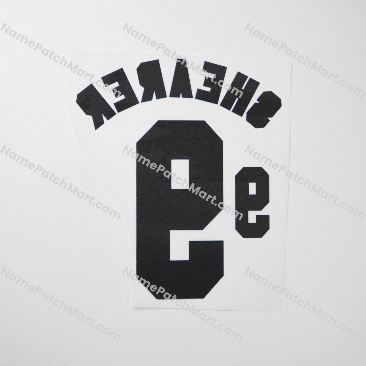 Shearer #9 - England 1998 Home  | Name Number Set - NamePatchMart.COM