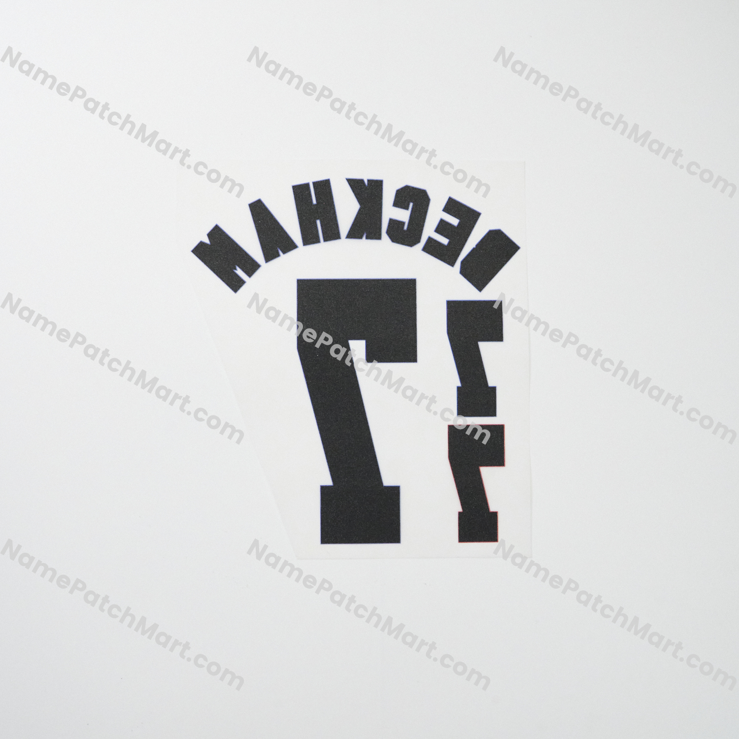 KIDS Beckham #7 - England 1998 Home  | Name Number Set - NamePatchMart.COM