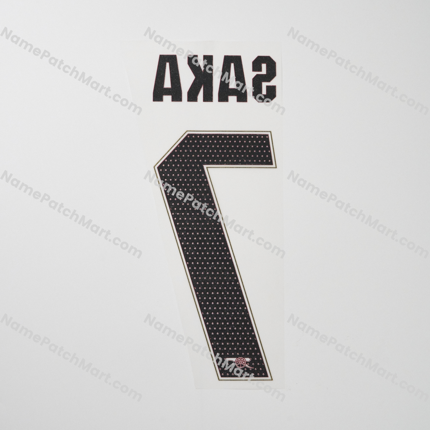 Saka #7 (Champions League) - Arsenal 25-26 Third  | Name Number Set - NamePatchMart.COM