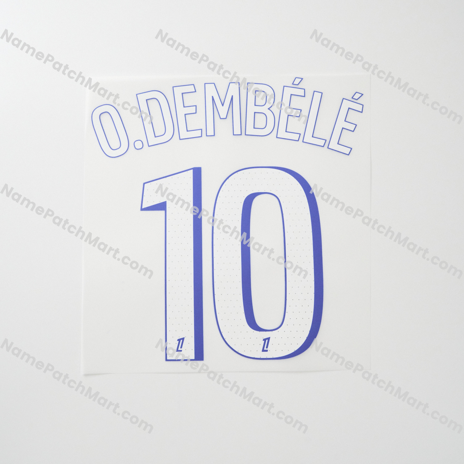 O. Dembélé #10 (Ligue 1) - Paris Saint-Germain PSG 25-26 Third  | Name Number Set - NamePatchMart.COM