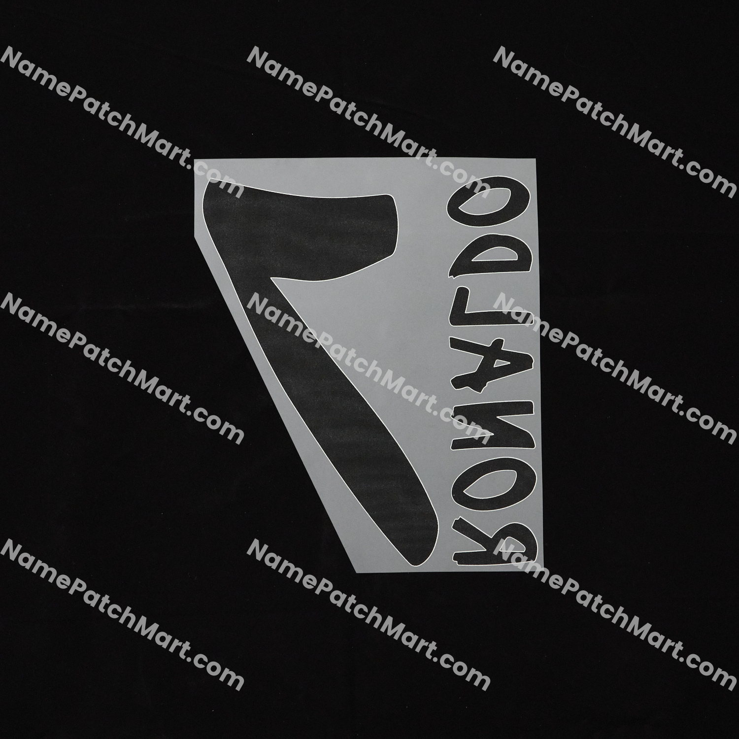 Ronaldo #7 (Champions League) - Real Madrid 2013-14 Away  | Name Number Set - NamePatchMart.COM