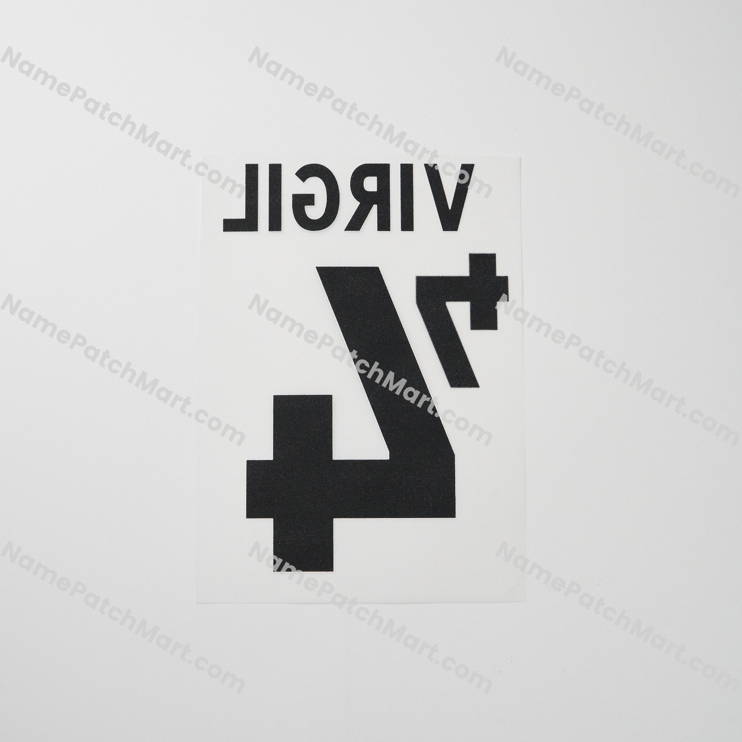 KIDS Virgil #4 (Premier League) - Liverpool 25-26 Away  | Name Number Set - NamePatchMart.COM