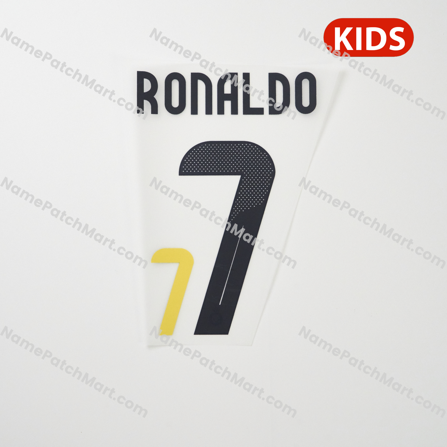 KIDS Cristiano Ronaldo #7 - Al Nassr Riyadh Victory 25-26 Home  | Name Number Set - NamePatchMart.COM