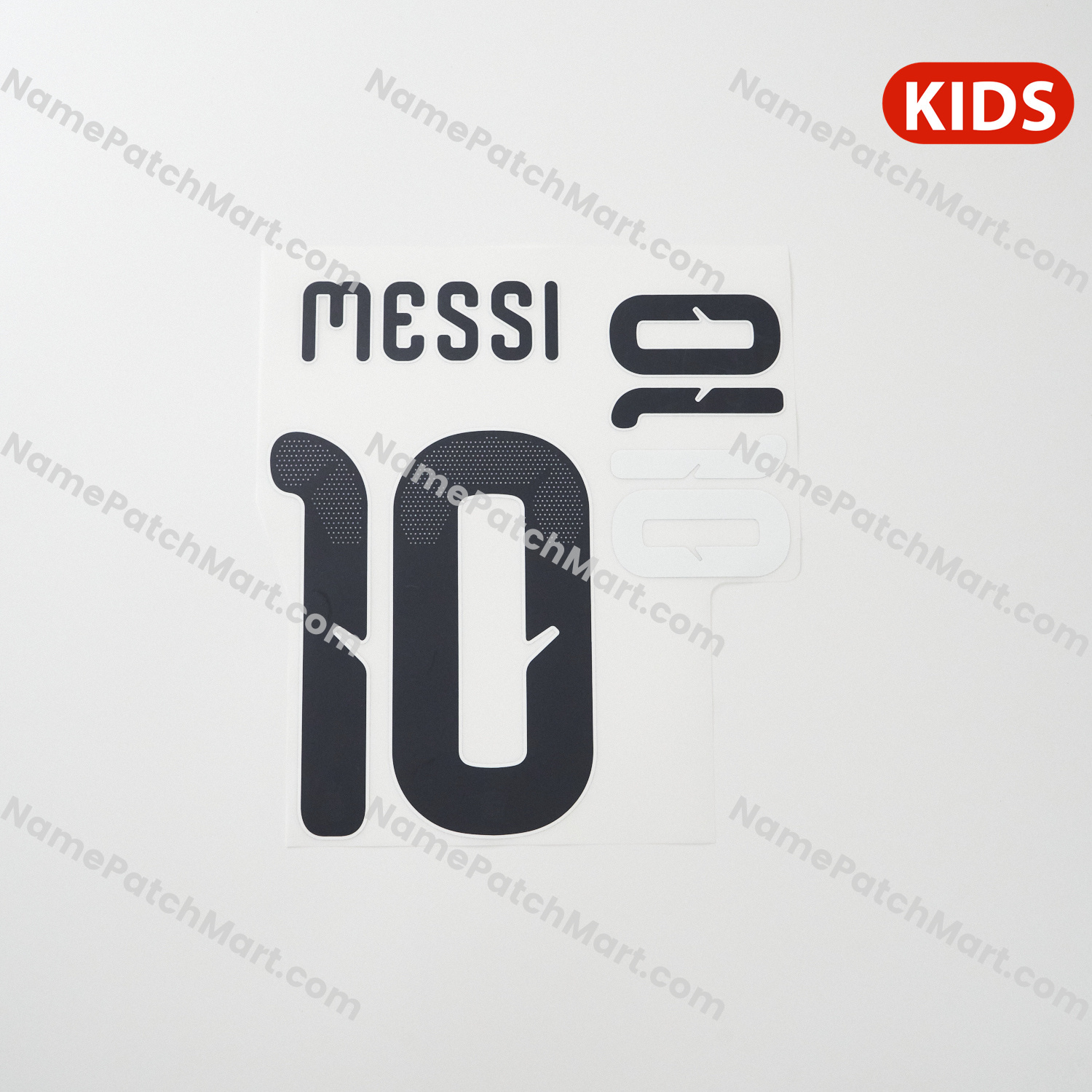 Messi 10 (World Cup 26) - Argentina 2026 Home KIDS  | Name Number Set - NamePatchMart.COM