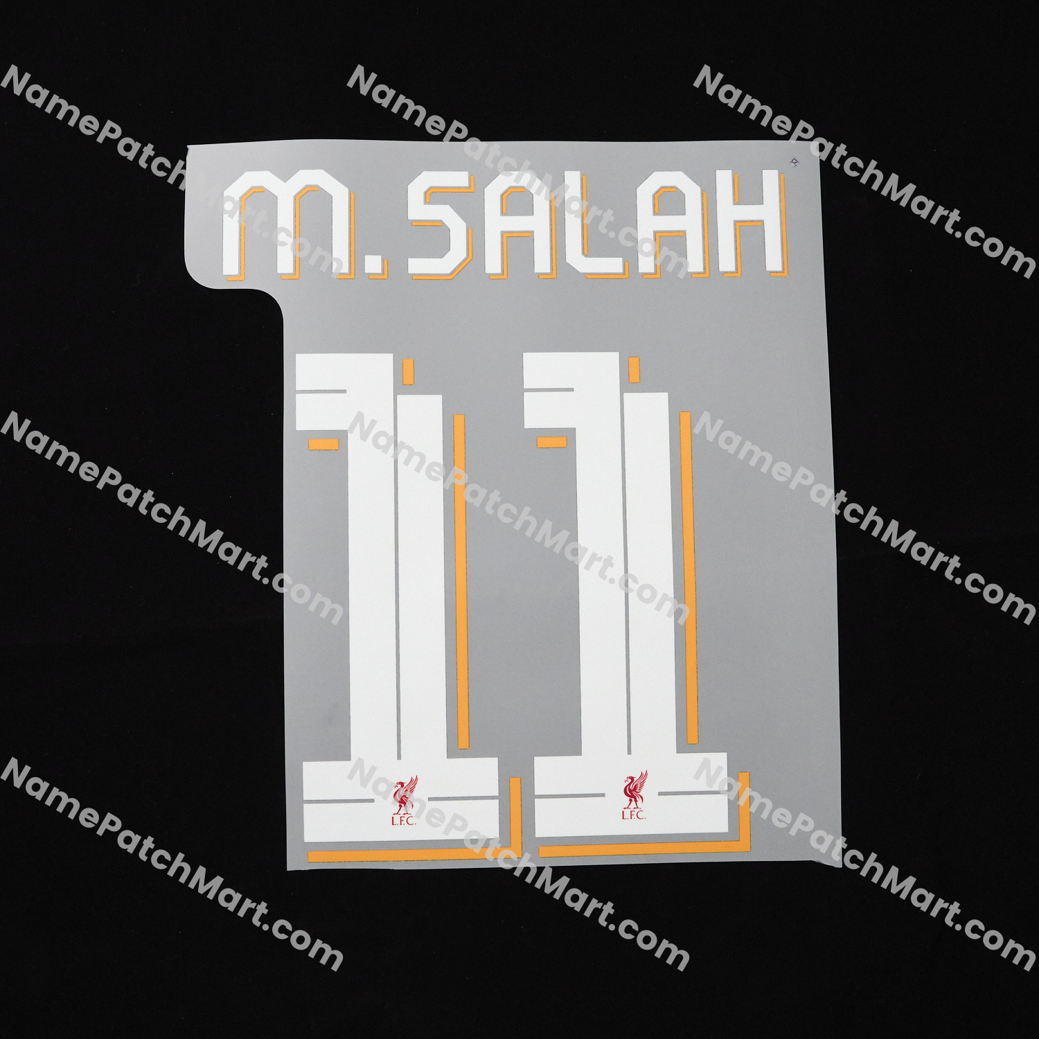M.Salah #11 (Champions League) - Liverpool 25-26 Home  | Name Number Set - NamePatchMart.COM