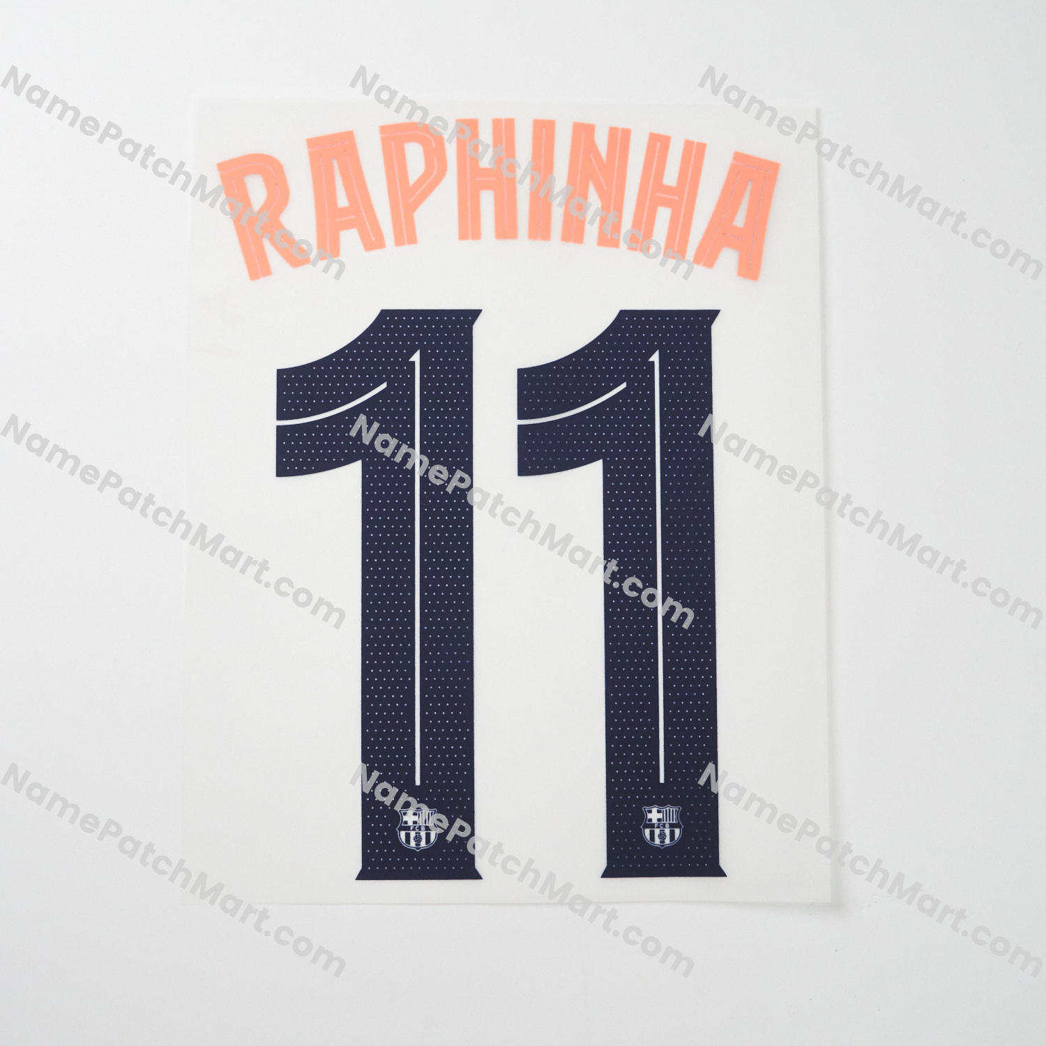 Raphinha #11 (Champions League) - Barcelona 25-26 Third  | Name Number Set - NamePatchMart.COM