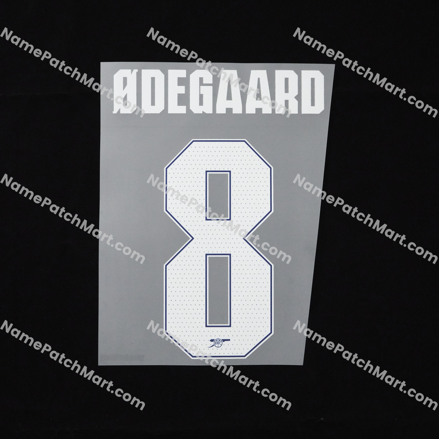 Ødegaard #8 (Champions League) - Arsenal 25-26 Home  | Name Number Set - NamePatchMart.COM