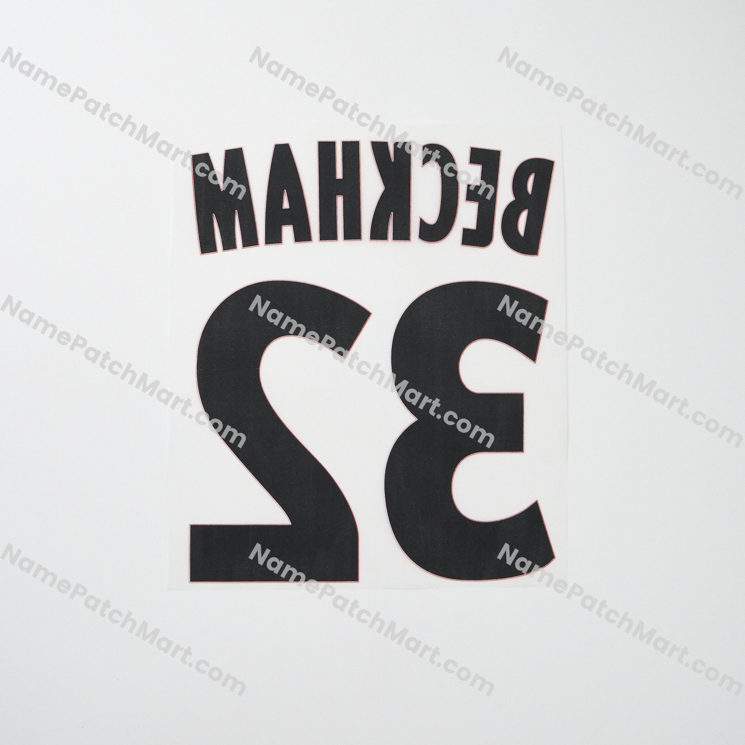 Beckham #32 - Paris Saint-Germain PSG 2017-18 Home  | Name Number Set - NamePatchMart.COM