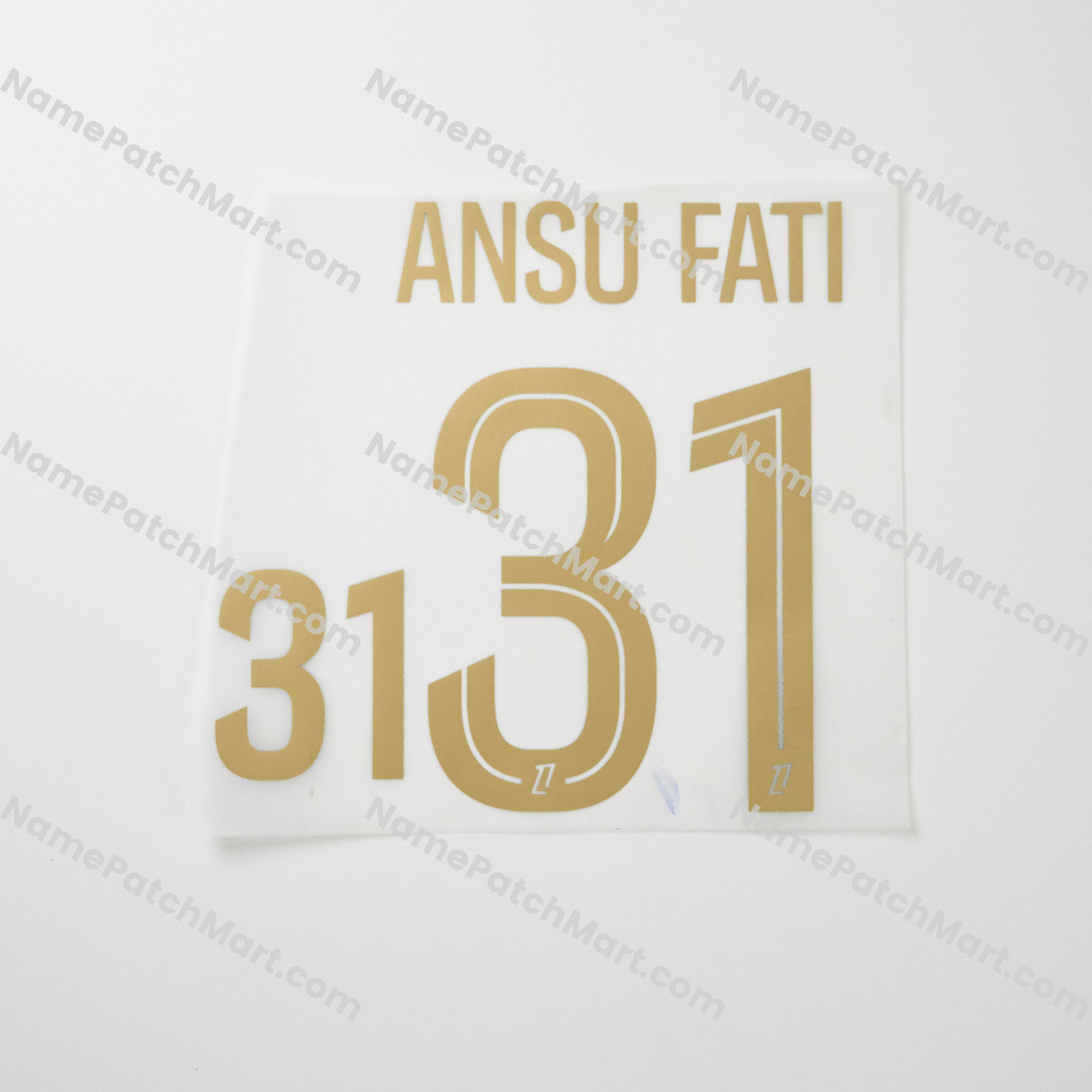 KIDS Ansu Fati #31 (Ligue 1) - AS Monaco 25-26 Away  | Name Number Set - NamePatchMart.COM