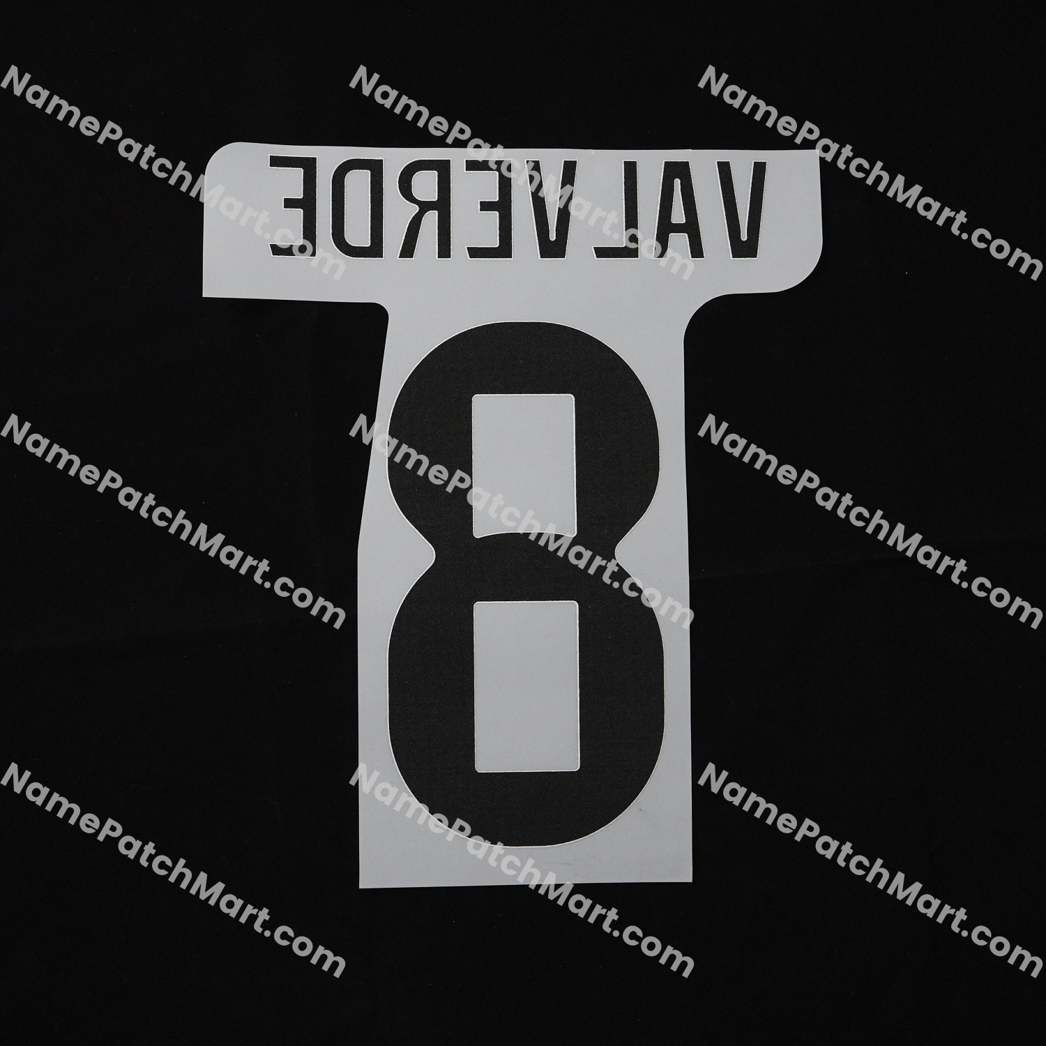 Valverde #8 - Real Madrid 25-26 Away  | Name Number Set - NamePatchMart.COM
