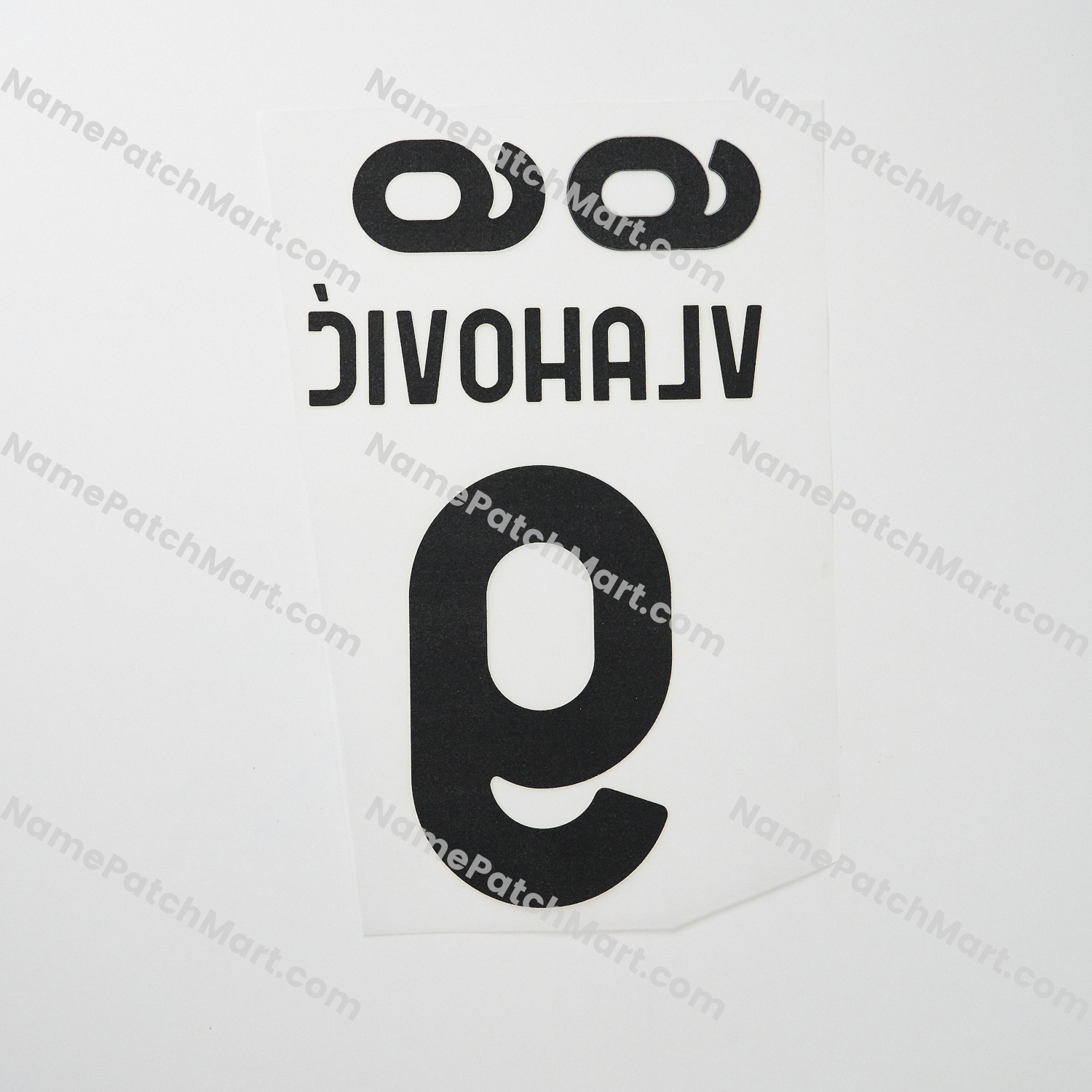 KIDS Vlahović #9 - Juventus 25-26 Home  | Name Number Set - NamePatchMart.COM