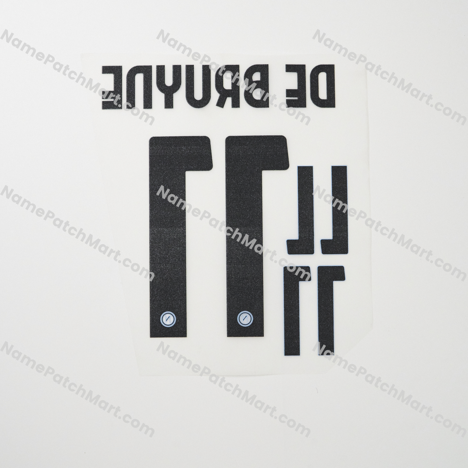 KIDS De Bruyne #11 (Series A) - Napoli 25-26 Third  | Name Number Set - NamePatchMart.COM