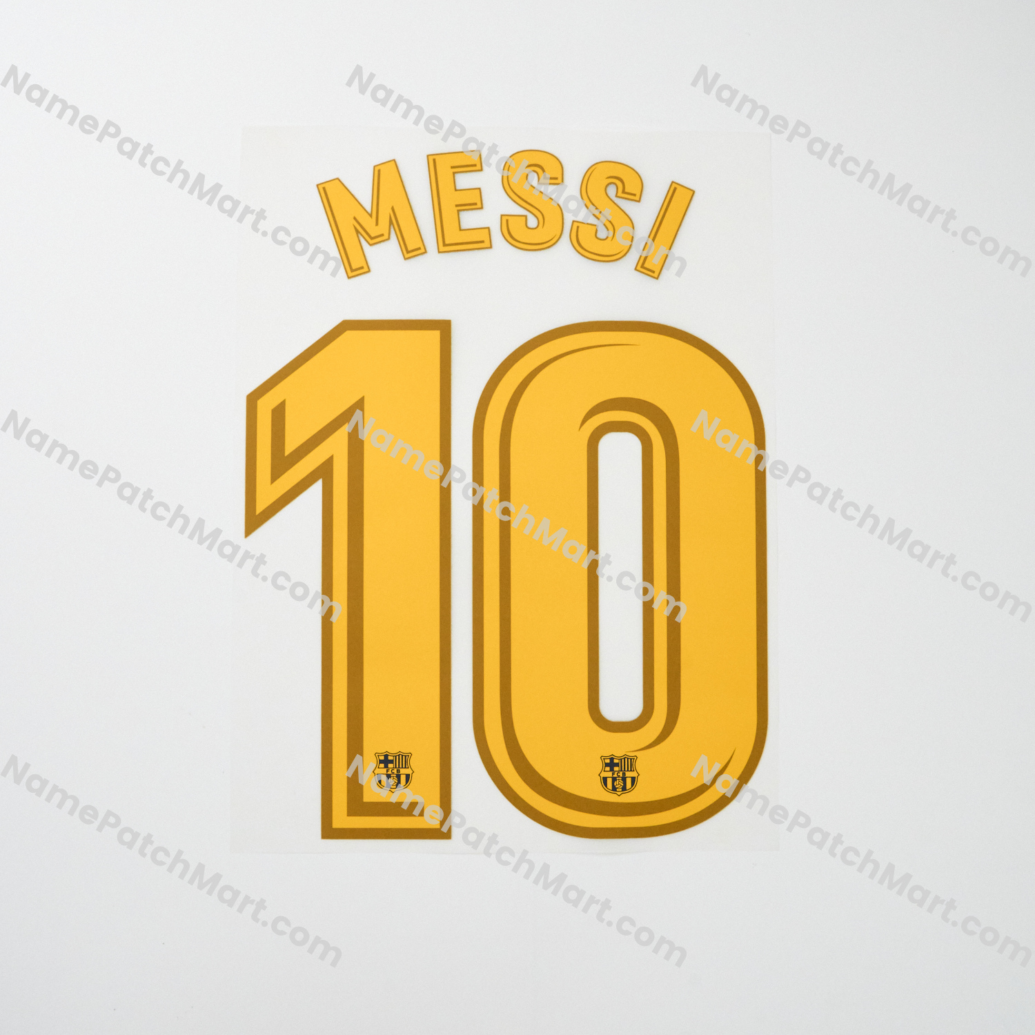 Messi #10 - Barcelona 2017-18 Home  | Name Number Set - NamePatchMart.COM