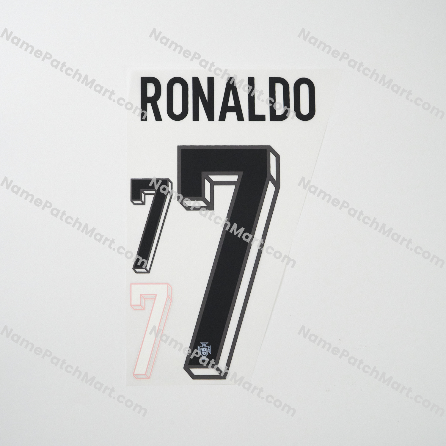 Ronaldo #7 - Portugal 2024 Away (include Shorts Number)  | Name Number Set - NamePatchMart.COM