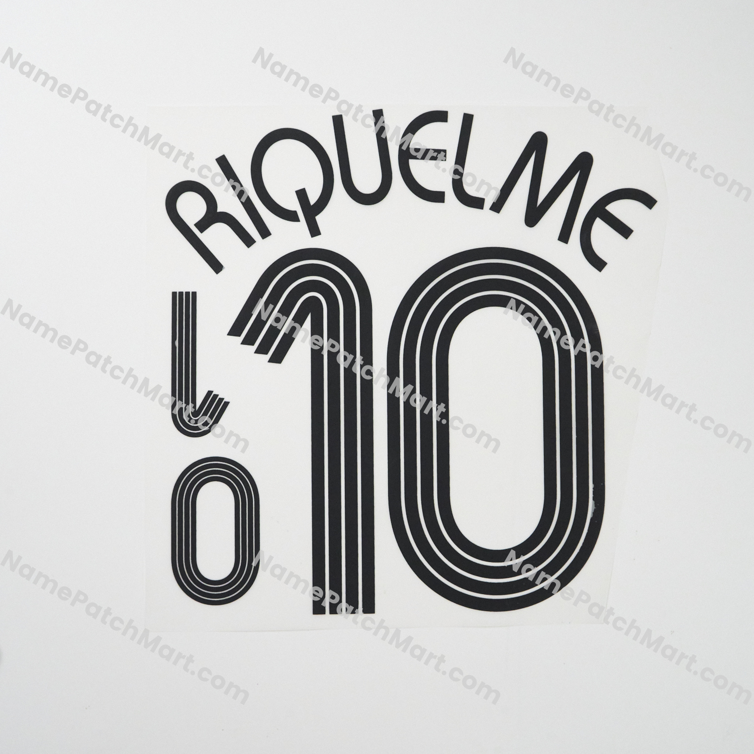 Riquelme #10 - Argentina 2006 Home  | Name Number Set - NamePatchMart.COM