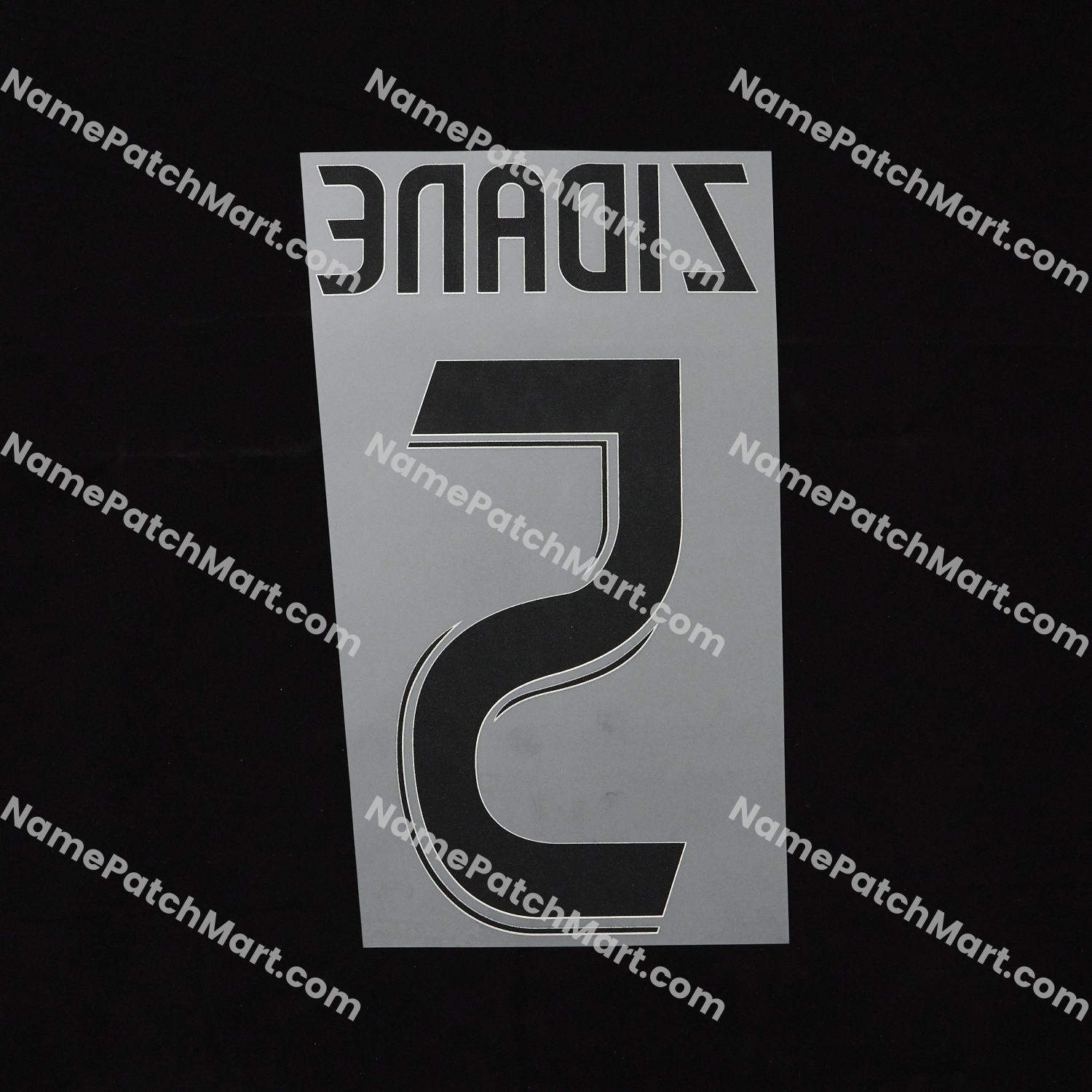 Zidane #5 - Real Madrid 2006-07 Away  | Name Number Set - NamePatchMart.COM