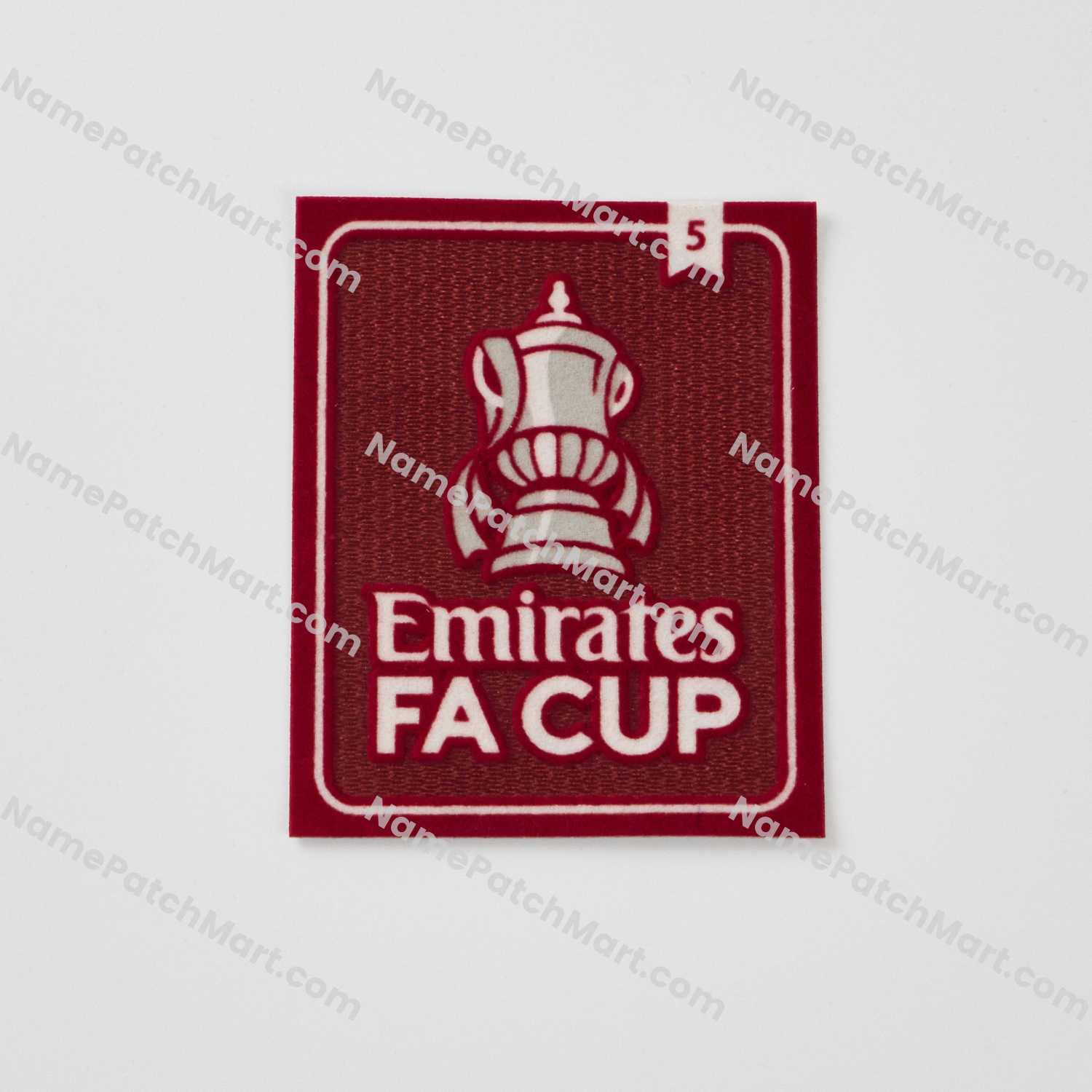 2022-26 FA Cup 5 Times Winner Patch  | Name Number Set - NamePatchMart.COM