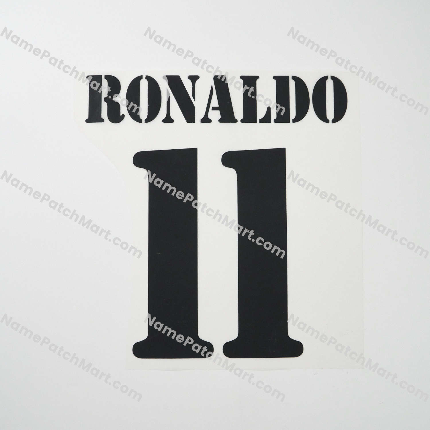 Ronaldo #11 - Real Madrid 2001-03 Home  | Name Number Set - NamePatchMart.COM