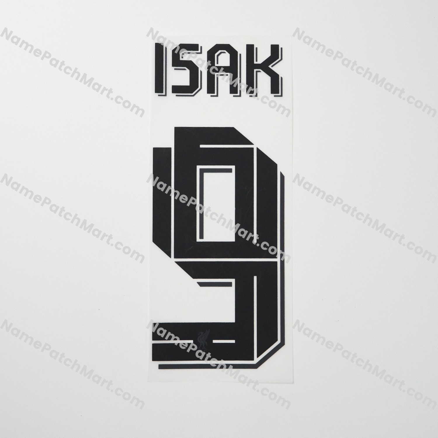Isak #9 (Champions League) - Liverpool 25-26 Away  | Name Number Set - NamePatchMart.COM