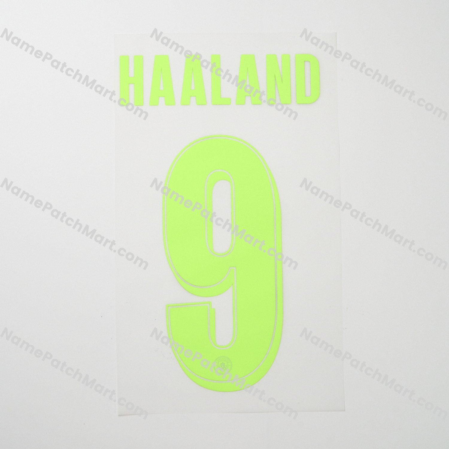 Haaland #9 (Champions League) - Manchester City 25-26 Third  | Name Number Set - NamePatchMart.COM