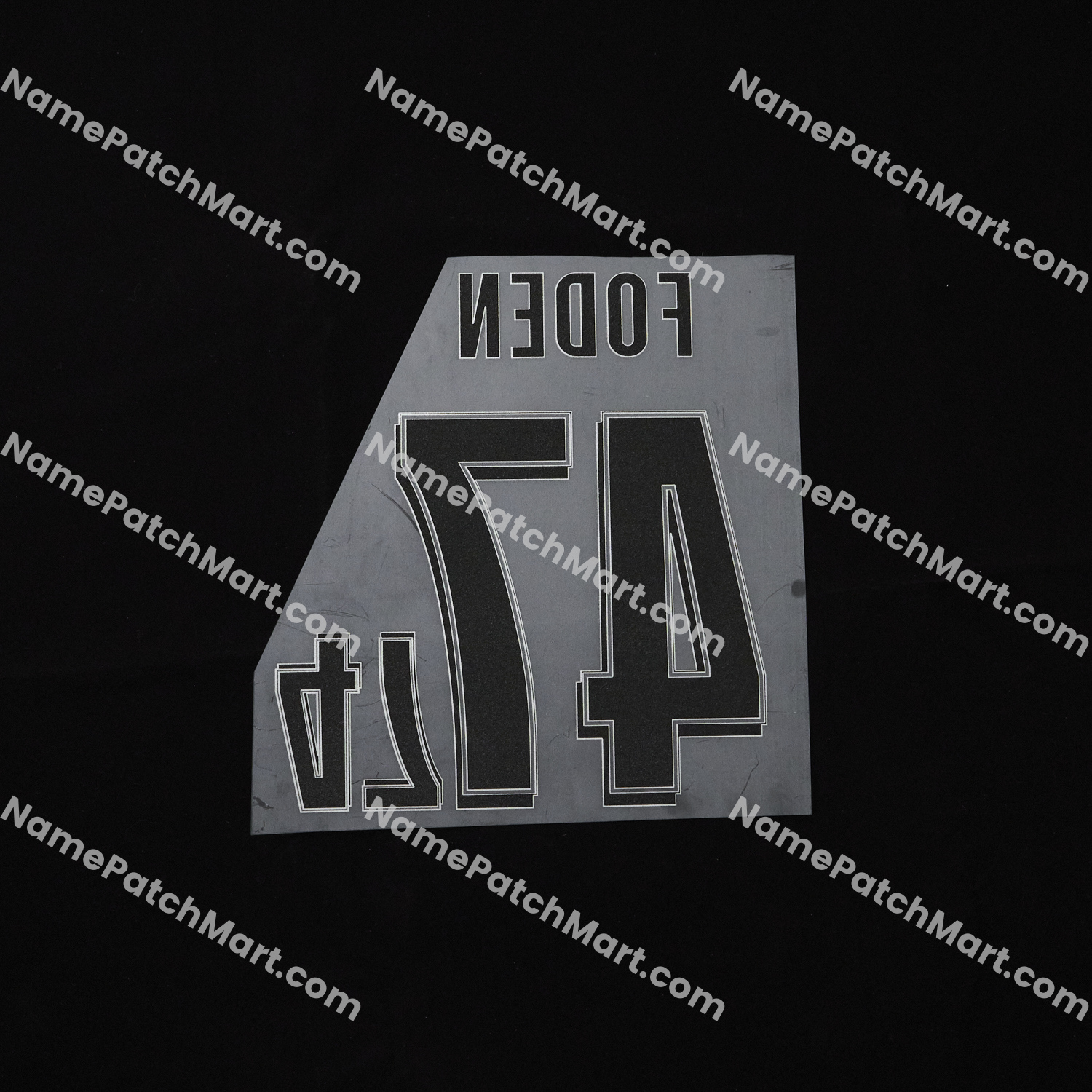 KIDS Foden #47 (Champions League) - Manchester City 25-26 Away  | Name Number Set - NamePatchMart.COM