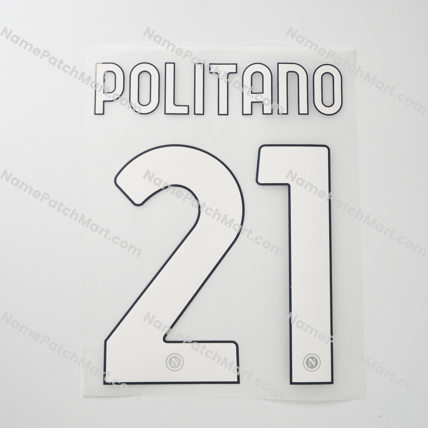 Politano #21 - Napoli 25-26 Home  | Name Number Set - NamePatchMart.COM