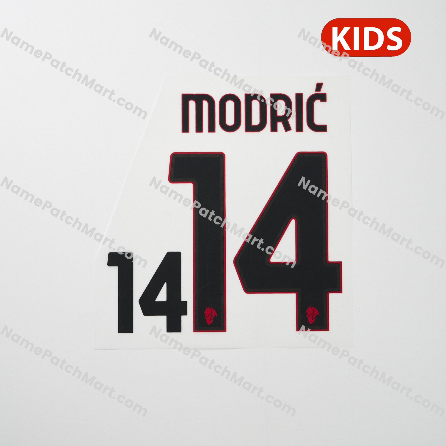 KIDS Modrić #14 - AC Milan 25-26 Away  | Name Number Set - NamePatchMart.COM