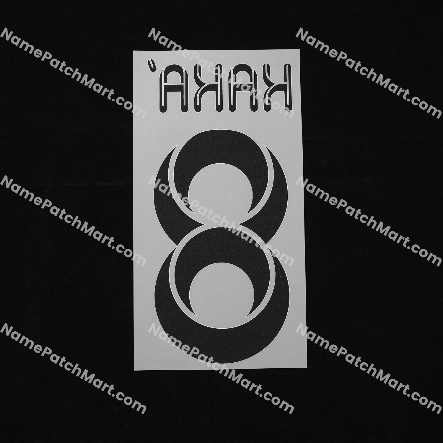 Kaka' #8 (Champions League) - Real Madrid 2011-12 Away  | Name Number Set - NamePatchMart.COM