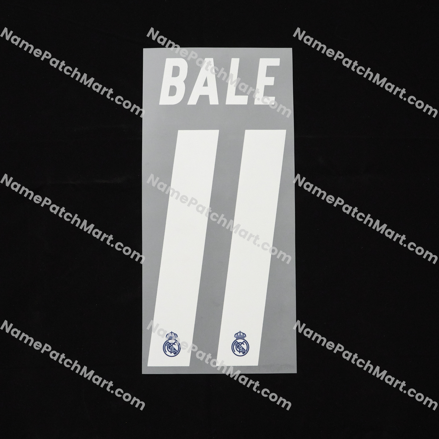 Bale #11 (Champions League) - Real Madrid 2016-17 Away  | Name Number Set - NamePatchMart.COM