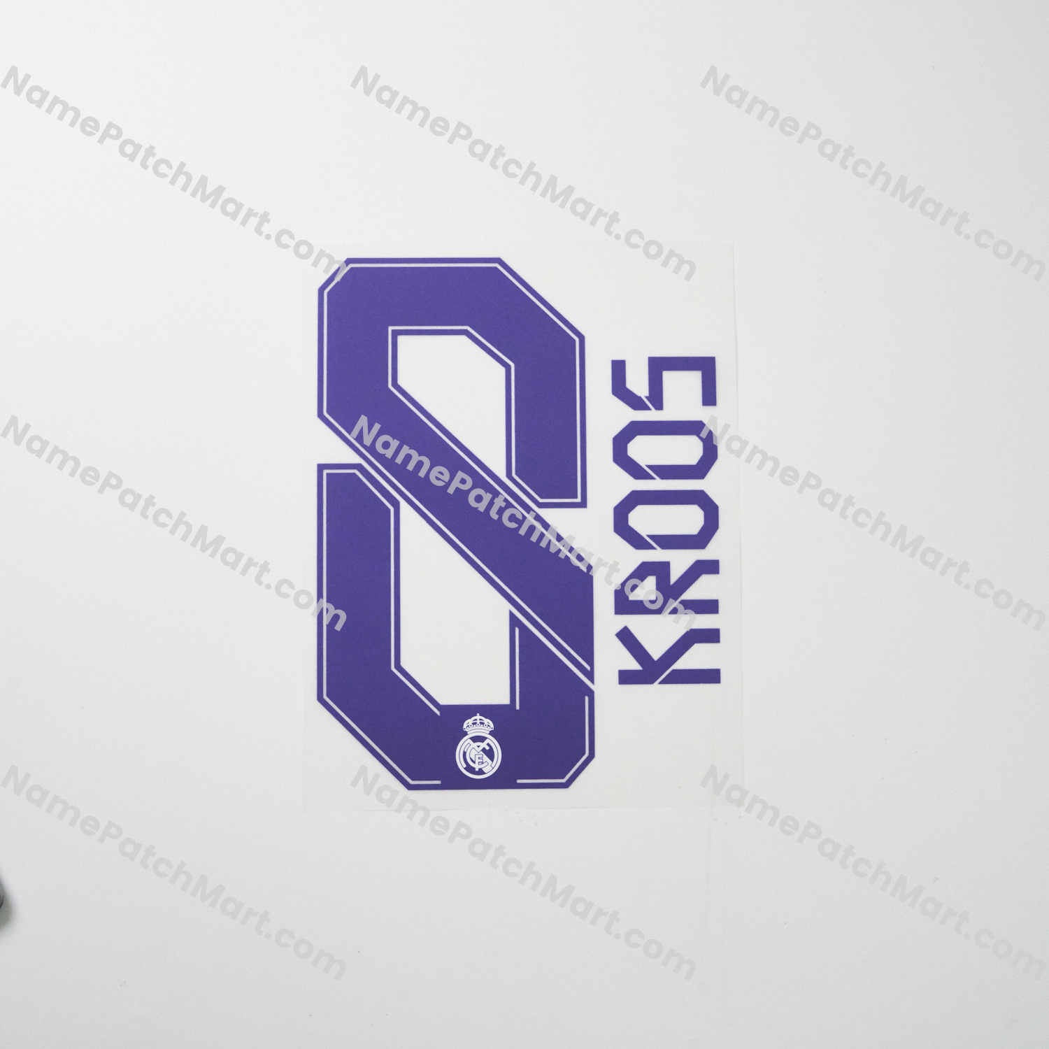 Kroos #8 (Champions League) - Real Madrid 2021-22 Home  | Name Number Set - NamePatchMart.COM