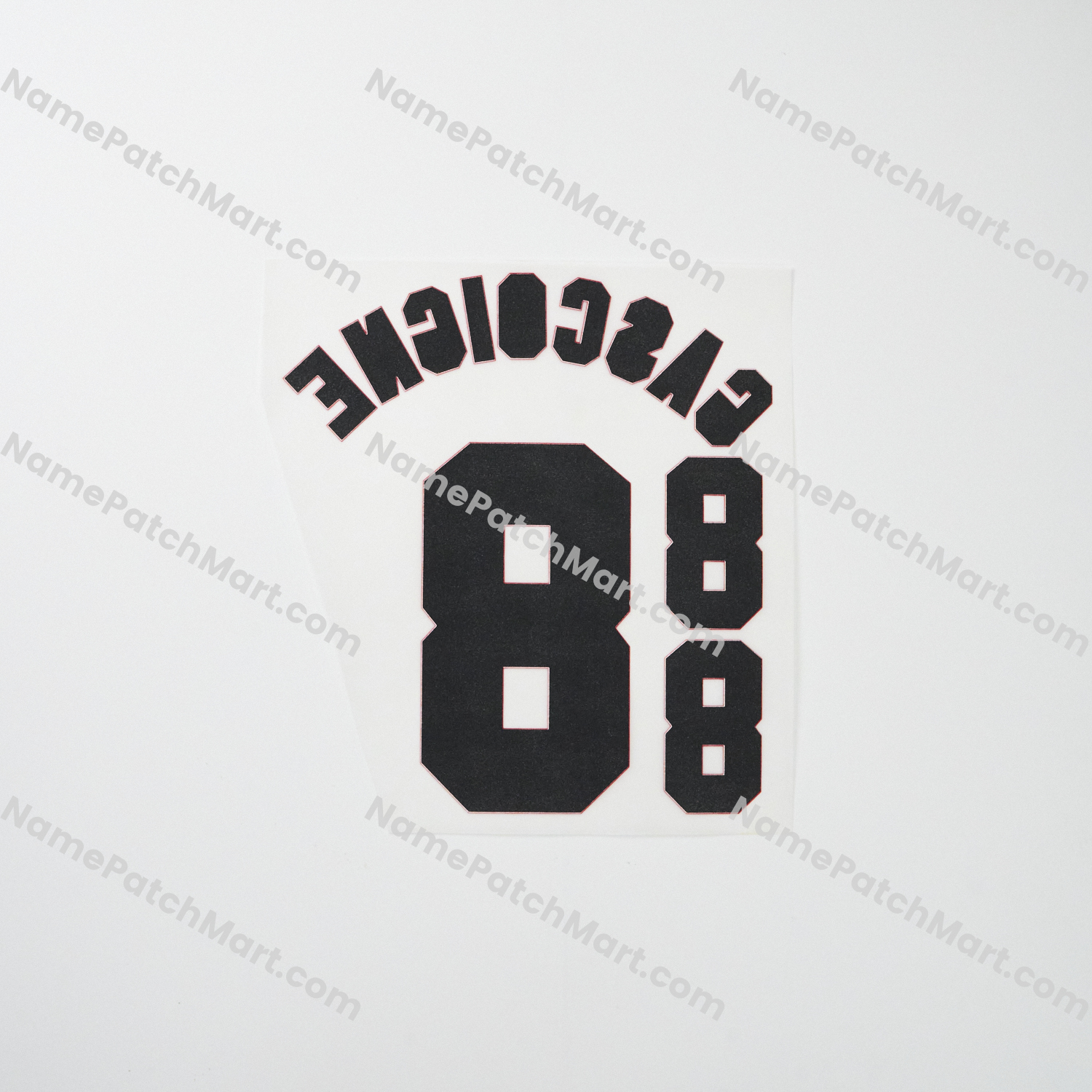 KIDS Gascoigne #8 - England 1996 Away  | Name Number Set - NamePatchMart.COM