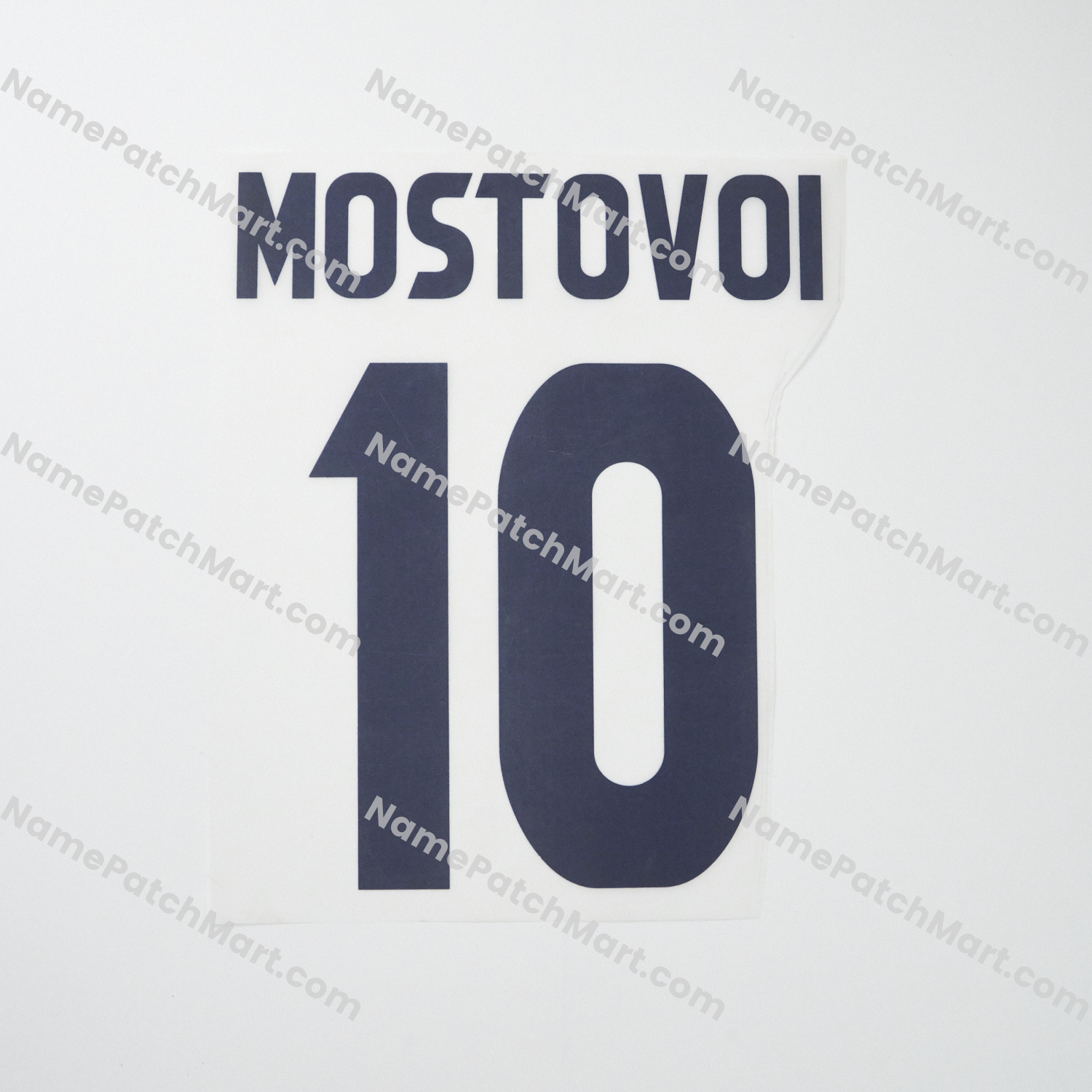 Mostovoi #10 - Celta Vigo 2003-04 Home  | Name Number Set - NamePatchMart.COM