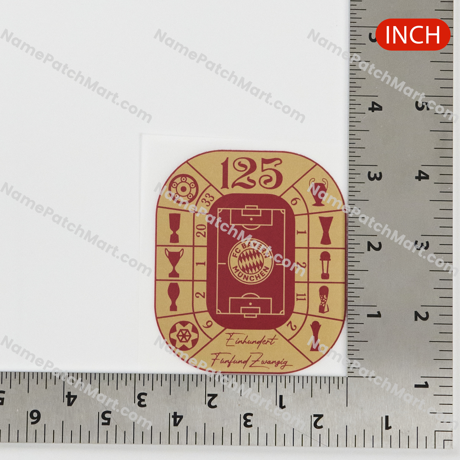 Bayern Munich 2025 125-Year Anniversary Patch  | Name Number Set - NamePatchMart.COM