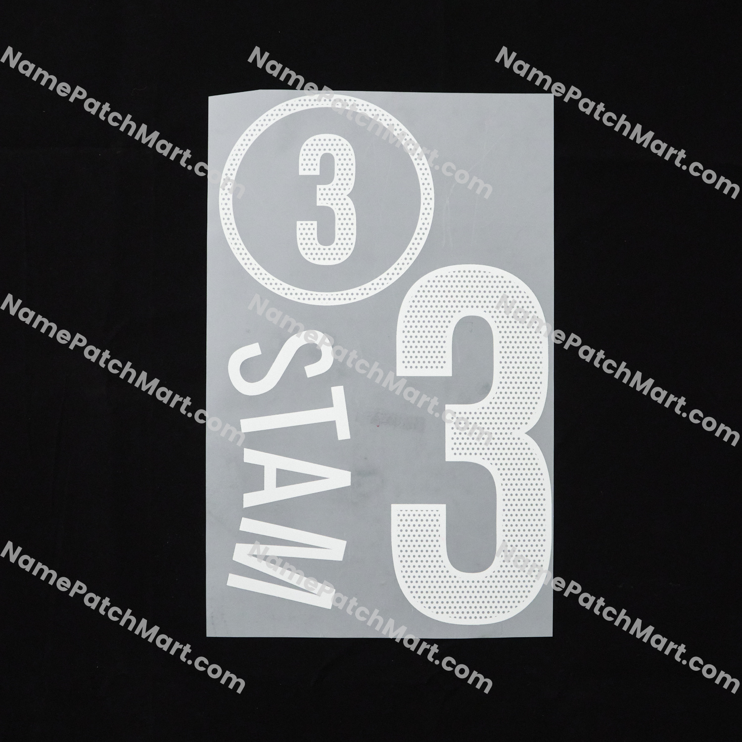 Stam #3 - Netherlands 2004 Home  | Name Number Set - NamePatchMart.COM