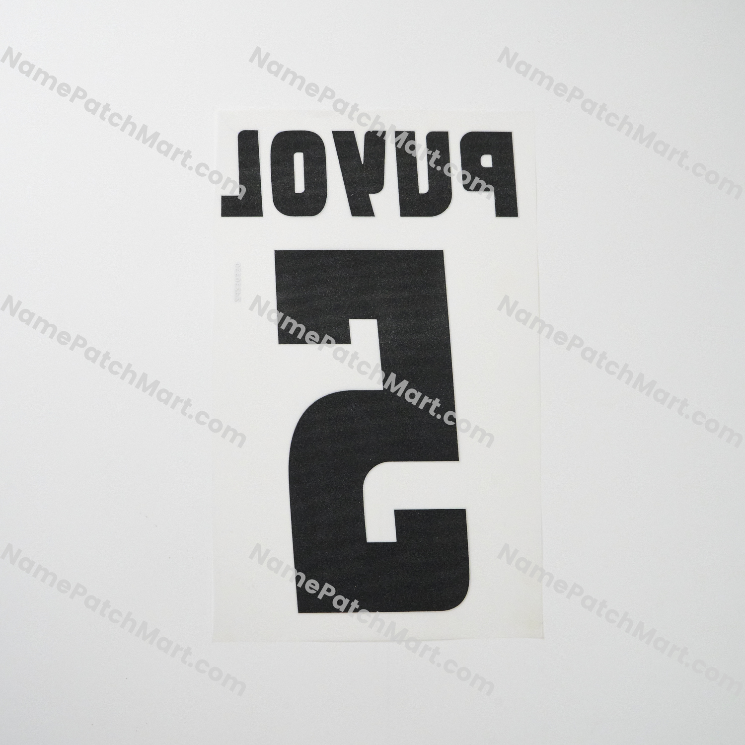 Puyol #5 - Barcelona 2005-06 Away  | Name Number Set - NamePatchMart.COM