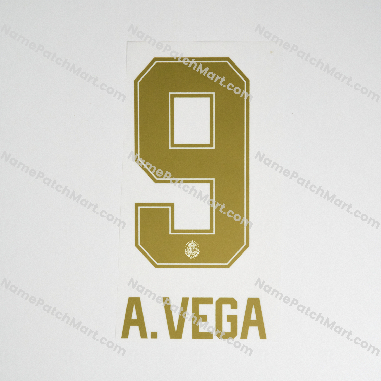 A.Vega #9 - Toluca 25-26 Away  | Name Number Set - NamePatchMart.COM
