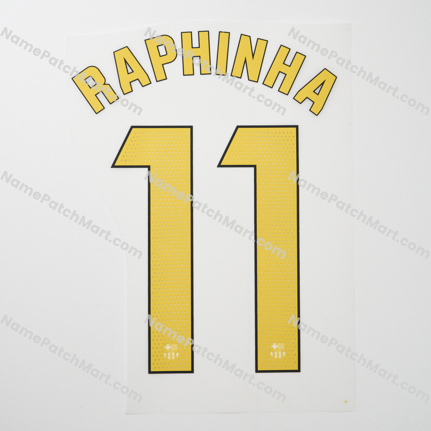 Raphinha #11 (La Liga) - Barcelona 25-26 Home  | Name Number Set - NamePatchMart.COM