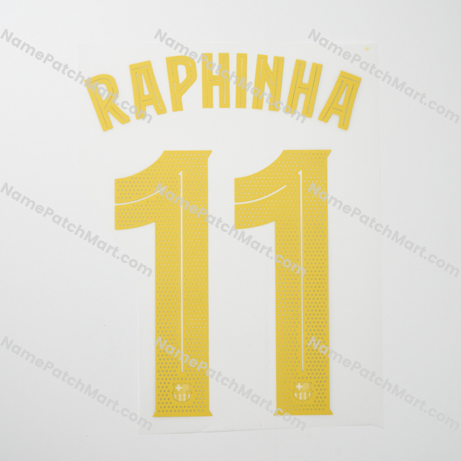 Raphinha #11 (Champions League) - Barcelona 25-26 Home  | Name Number Set - NamePatchMart.COM