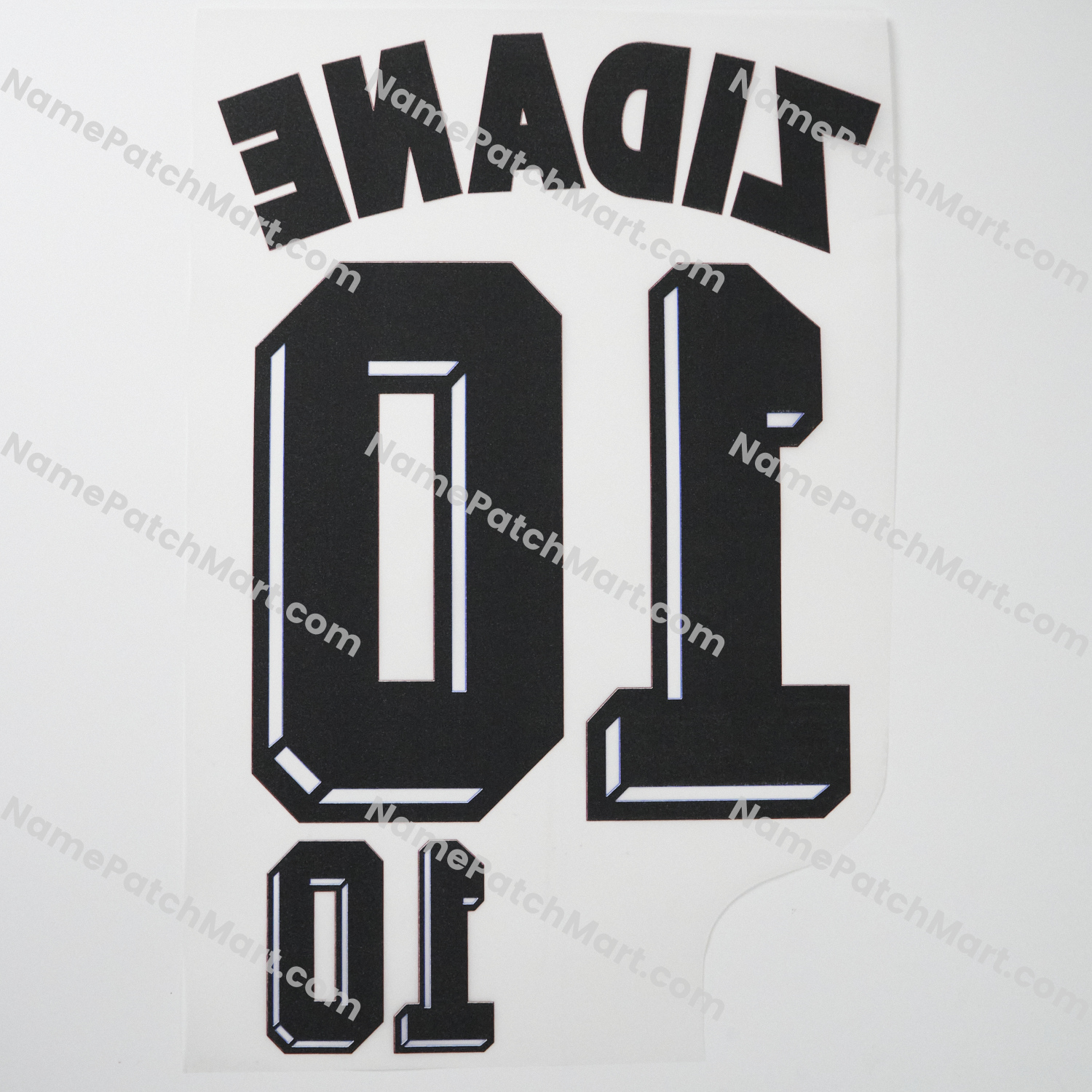 Zidane #10 - France 1998 Away  | Name Number Set - NamePatchMart.COM