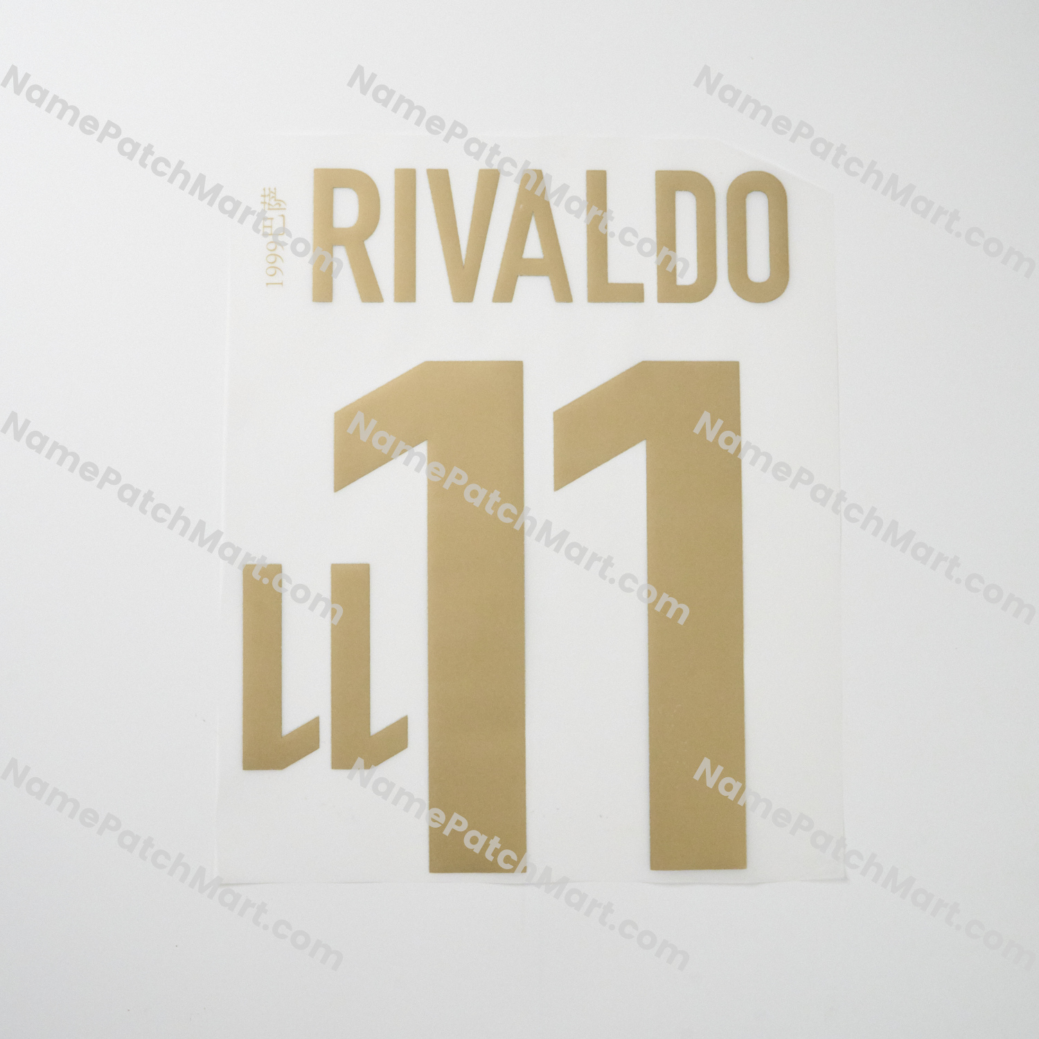 Rivaldo #11 - Barcelona 1999-00 Centenary Home  | Name Number Set - NamePatchMart.COM