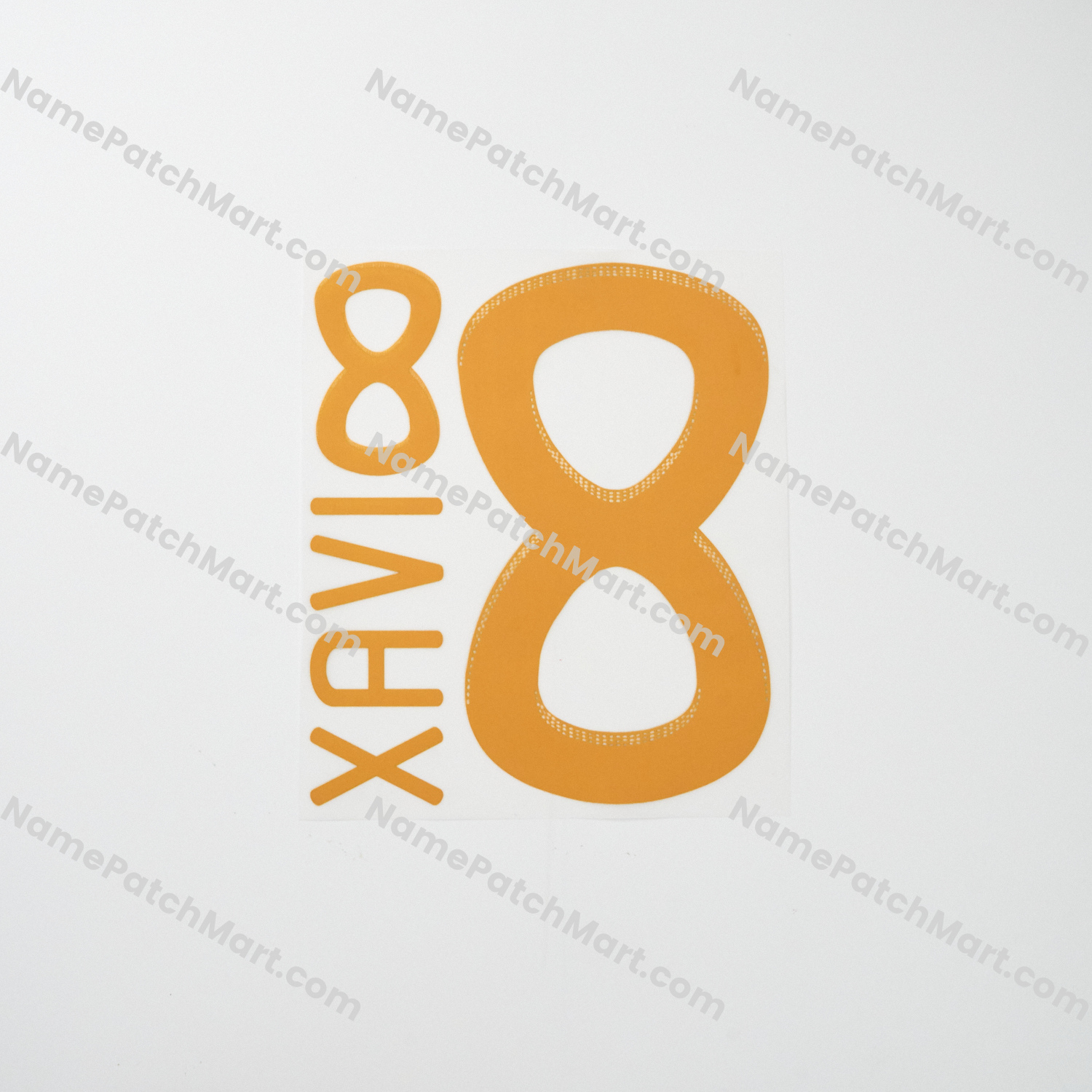 Xavi #8 - Spain 2010 Home and Away  | Name Number Set - NamePatchMart.COM